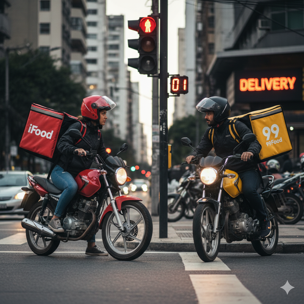 A competição vira o jogo do Delivery no Brasil
